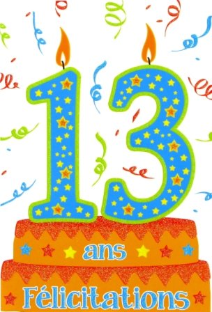 Cialda In Ostia 13 Anni Compleanno Auguri Per Decorazione Torta