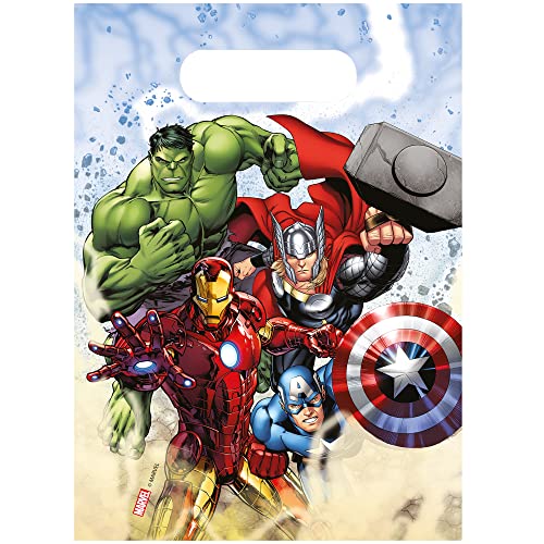 Procos- Party Loot Bags Marvel Avengers Infinity Stones Sacchetti Regalo Caramelle, 6 Pezzi, 94178