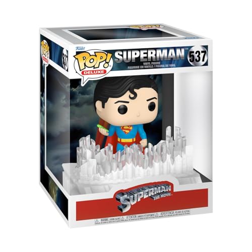 Funko Pop! Deluxe: Superman - (1978) - Superman - (Fos) - Superman (1978) - Figura In Vinile Da Collezione - Idea Regalo - Merchandising Ufficiale - G