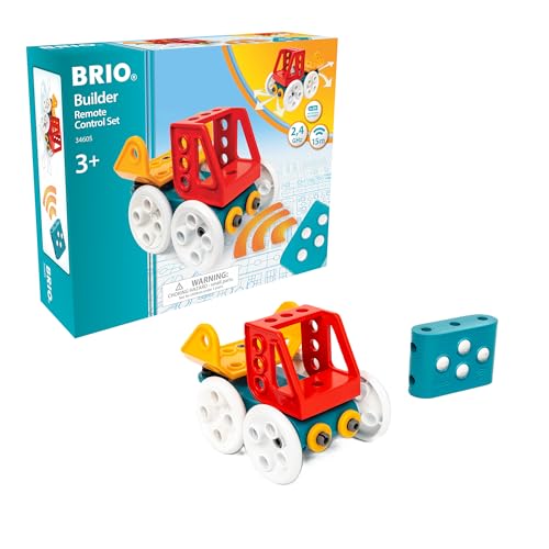 Brio 34605 Builder Auto Con Telecomando | Giocattoli Educativi E Di Costruzione Per Bambini Dai 3 Anni In Su, 63460500