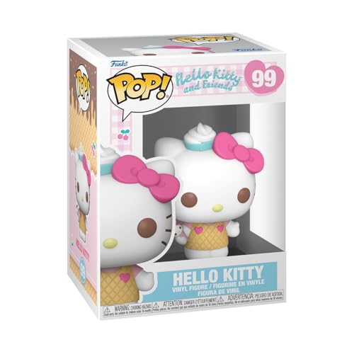 Funko Pop! Sanrio: Hello Kitty - Hello Kitty - (Ic) - Figura In Vinile Da Collezione - Idea Regalo - Merchandising Ufficiale - Giocattoli Per Bambini
