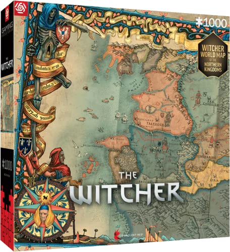 Good Loot Witcher 3 The Northern Kingdoms Puzzle, Colore, 5908305242994