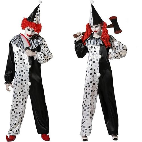 Atosa Costume Da Clown Grigio Unisex Adulto Xl