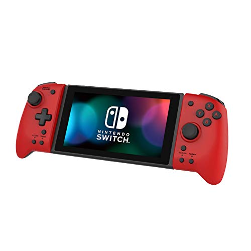Hori Split Pad Pro, Controller Ergonomico Per La Modalità Portatile - Volcanic Red - Ufficiale Nintendo - Nintendo Switch
