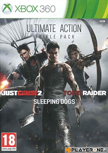Ultimate Action Triple Pack (Jc2 + Tomb Raider + Sleeping Dogs) : Xbox 360 , Fr