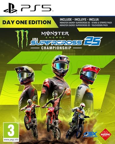 Monster Energy Supercross 25 - The Official Video Game - Day One Edition, Playstation 5