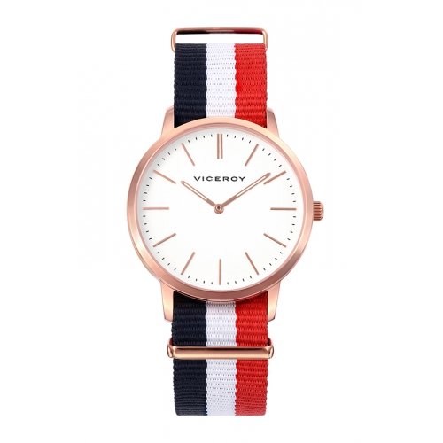 Viceroy Orologio 432.371-97 Quarzo White Man Tessile