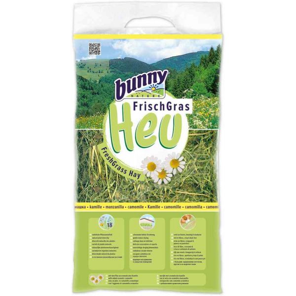 Bunny fieno fresco - fieno fresco con camomilla - mangime per conigli - spedizione gratis 1° ordine + scegli lo sconto bzr5 / bzr20