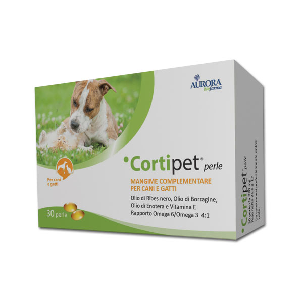 Aurora biofarma cortipet perle cane e gatto - 30 perle - spedizione gratis 1° ordine + scegli lo sconto bzr5 / bzr20