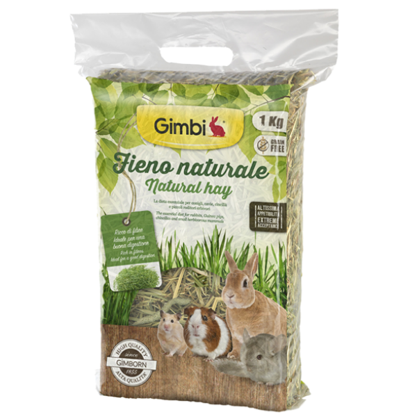 Gimbi fieno naturale per roditori - 1 kg - mangime per conigli - spedizione gratis 1° ordine + scegli lo sconto bzr5 / bzr20
