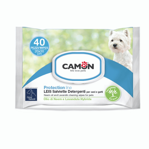 Orme naturali salviette detergenti con olio di neem - 20 salviette - spedizione gratis 1° ordine + scegli lo sconto bzr5 / bzr20