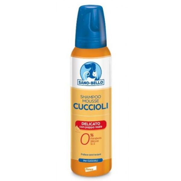 Shampoo mousse cuccioli delicato pappa reale sano e bello elanco - 300 ml - spedizione gratis 1° ordine + scegli lo sconto bzr5 / bzr20