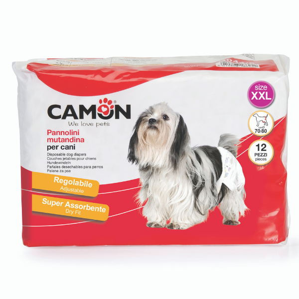 Pannolini mutandina camon - 1 conf da 12 pannolini - tg. xxl - spedizione gratis 1° ordine + scegli lo sconto bzr5 / bzr20