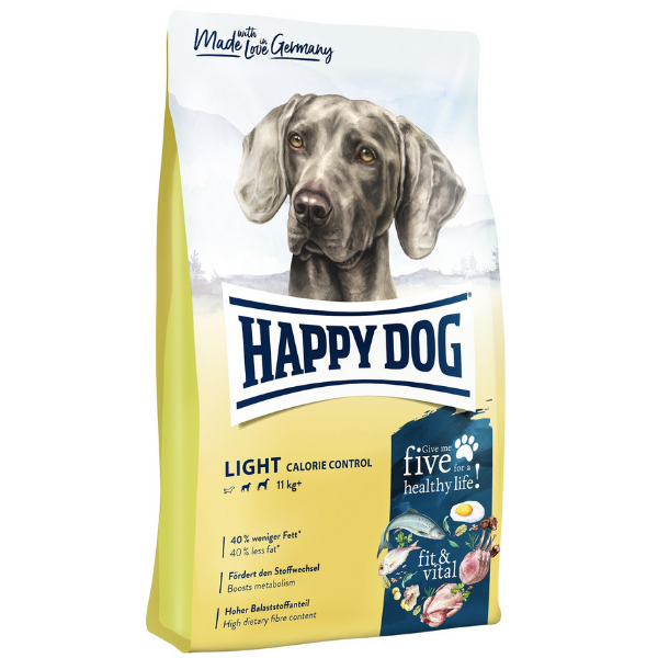 Happy dog fit & vital medium/large light - 12 kg - croccantini per cani - spedizione gratis 1° ordine + scegli lo sconto bzr5 / bzr20