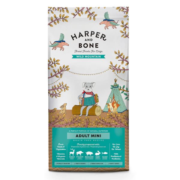 Harper and bone adult mini wild mountain - 2 kg - spedizione gratis 1° ordine + scegli lo sconto bzr5 / bzr20