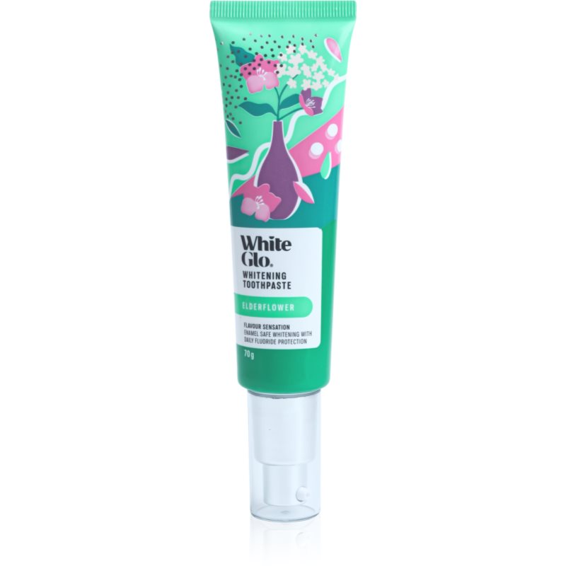 White Glo Whitening Toothpaste Eldeflower Dentifricio 70 G