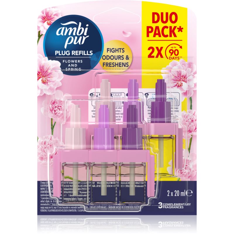 Ambipur 3Volution Flowers&Spring Ricarica 2X20 Ml