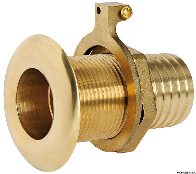 Scarico a mare ottone 2" x 56 mm.