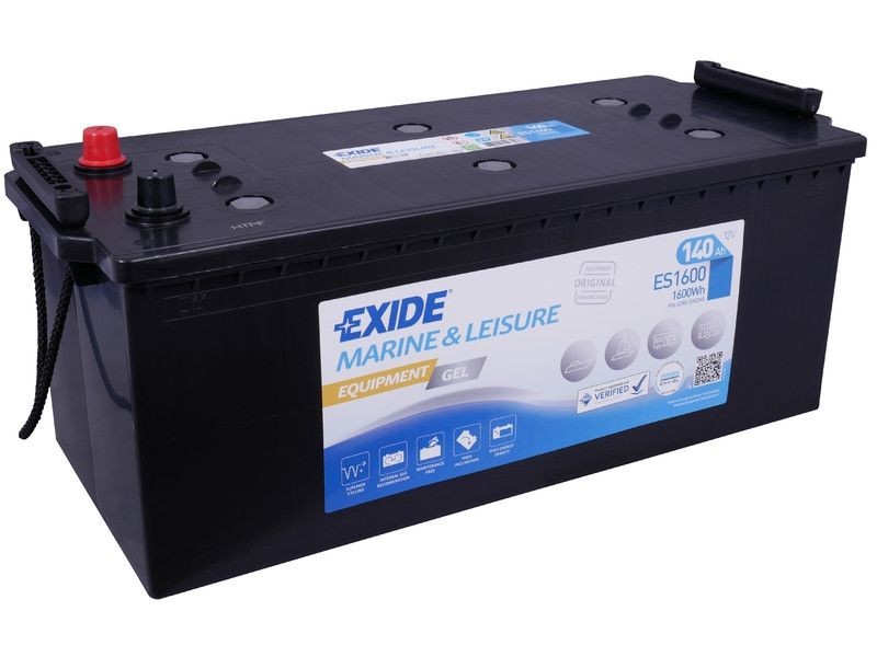 Batteria Exide Equipment GEL 12 V 140 Ah per avviamento e servizi ES1600