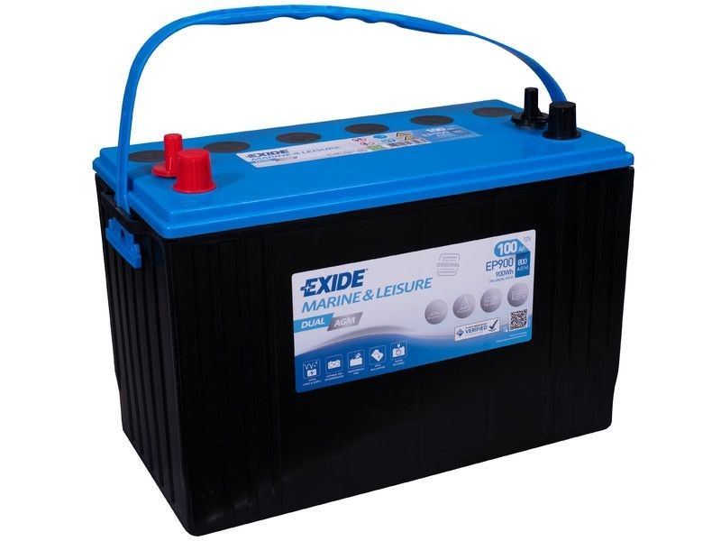 Batteria Exide Dual AGM 12 V 100 Ah per avviamento e servizi EP900