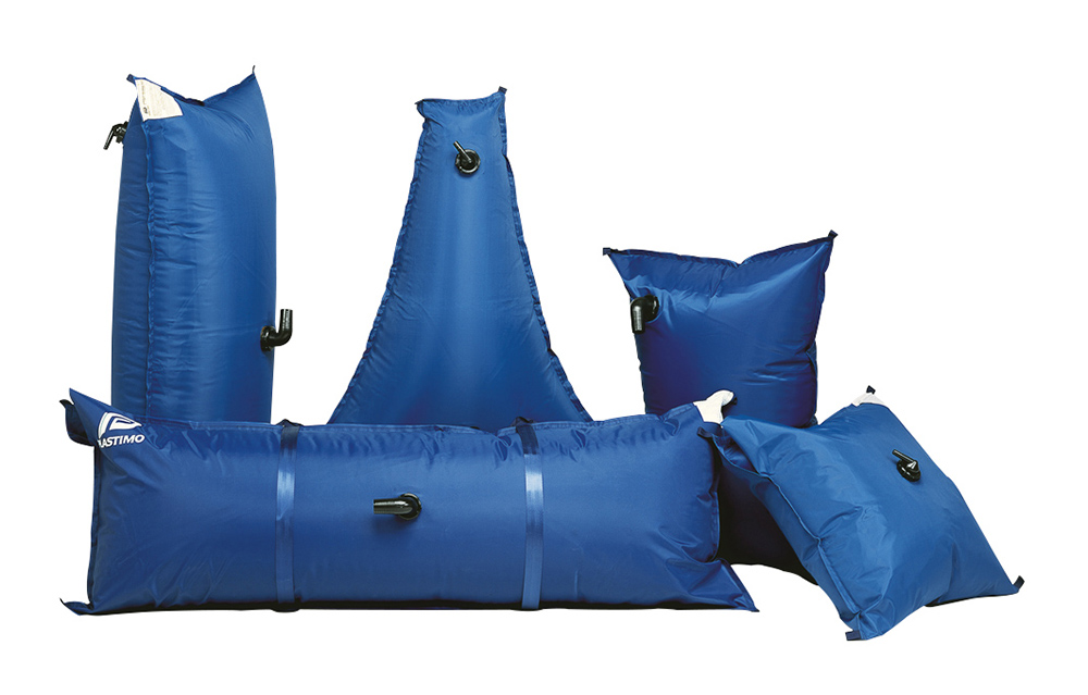 Serbatoio flessibile 50 Lt. per acqua potabile in tela blu - Plastimo