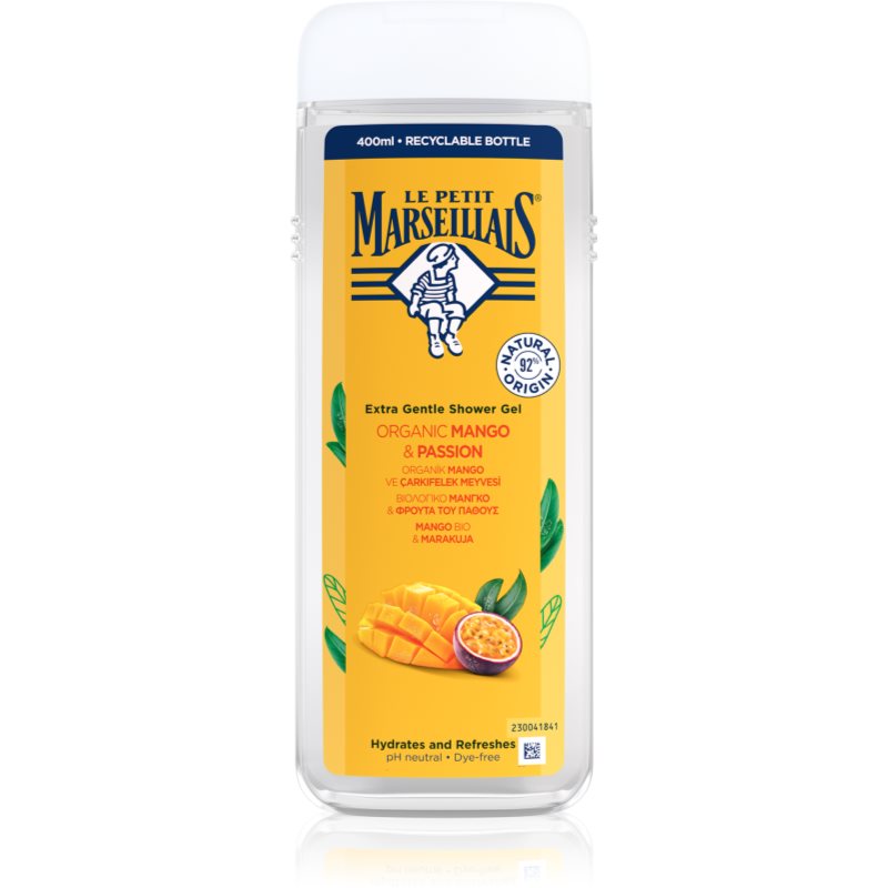 Le Petit Marseillais Mango Bio & Passion Fruit Gel Doccia Delicato 400 Ml