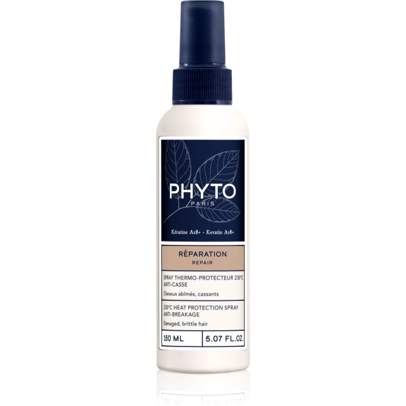 Phyto Repair 230° Heat Protection Spray Anti-Breakage Spray Termoprotettivo Per Piastra E Arricciacapelli 150 Ml