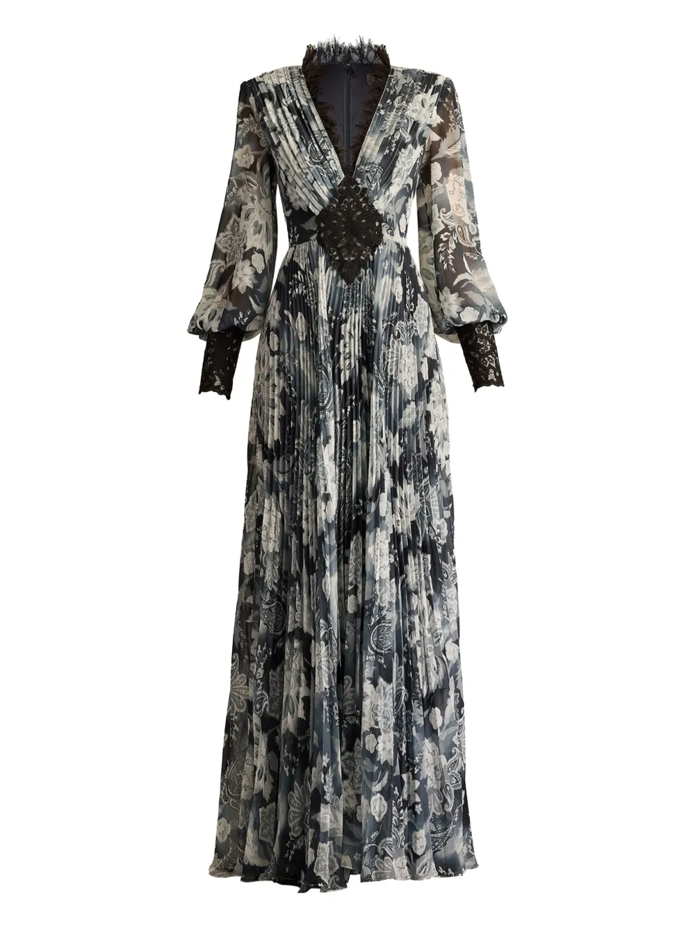 Tadashi Shoji floral-print dress - Bianco