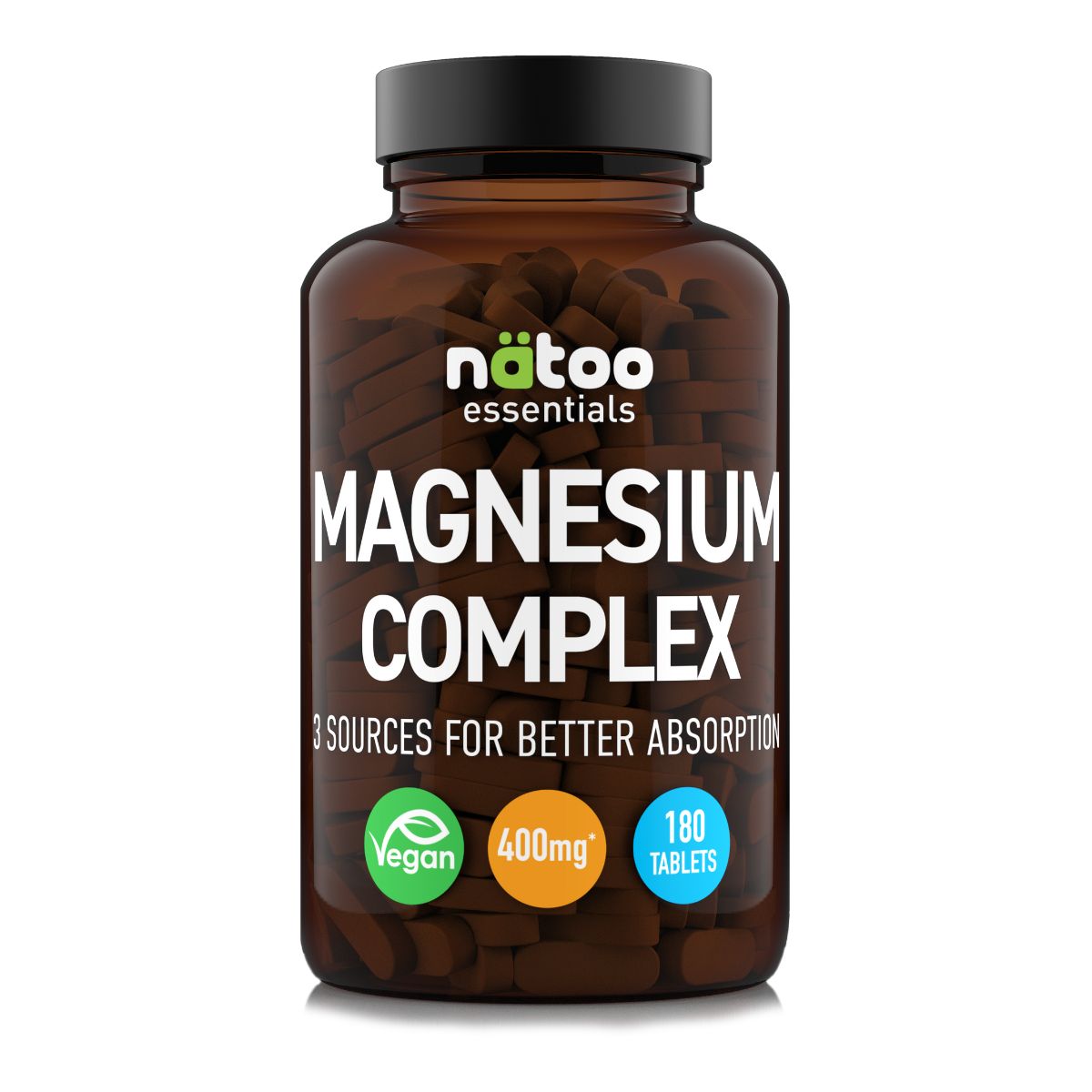 Natoo Magnesium Complex - 3 fonti di magnesio 180 St