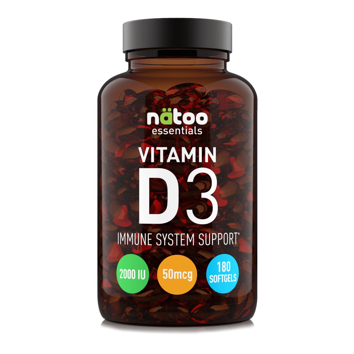 Natoo Vitamina D3 2000UI 180 St