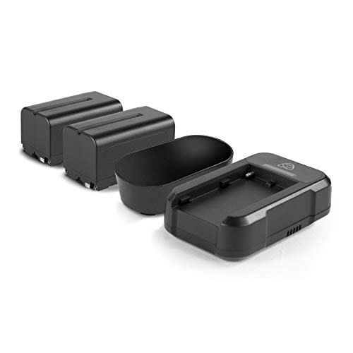 Atomos Power Kit - Chargeur + 2 Batteries Pour Shogun, Ninja, Shinobi