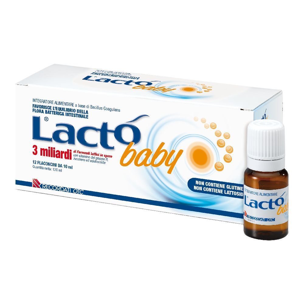 Lactò® Baby 3 Miliardi 12x10 ml Flaconcini bevibili