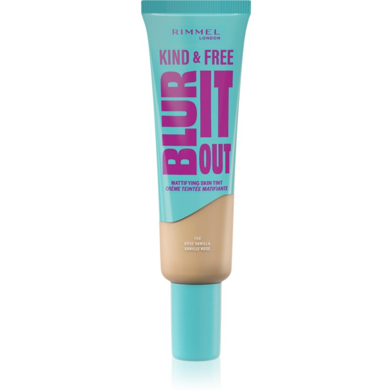 Rimmel Kind & Free Blur It Out Fondotinta Idratante Leggero Spf 20 Colore 150 Rose Vanilla 30 Ml