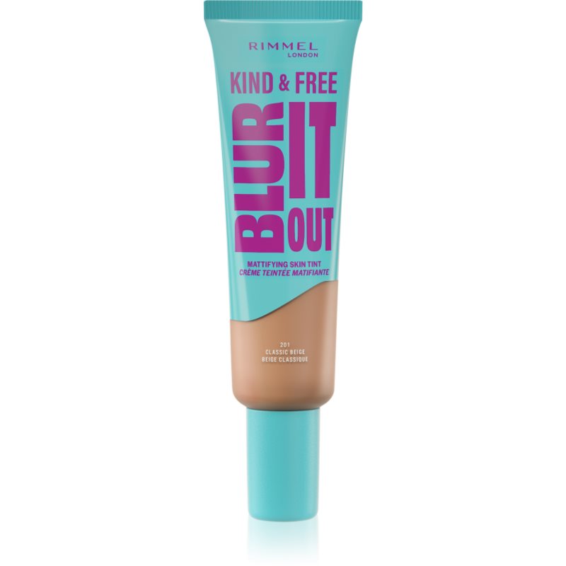 Rimmel Kind & Free Blur It Out Fondotinta Idratante Leggero Spf 20 Colore 201 Classic Beige 30 Ml