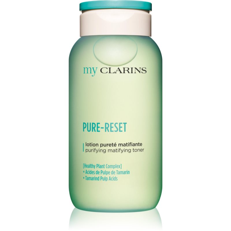 Clarins My Clarins Pure-Reset Purifying Matifying Toner Lozione Tonica Detergente Effetto Matte 200 Ml