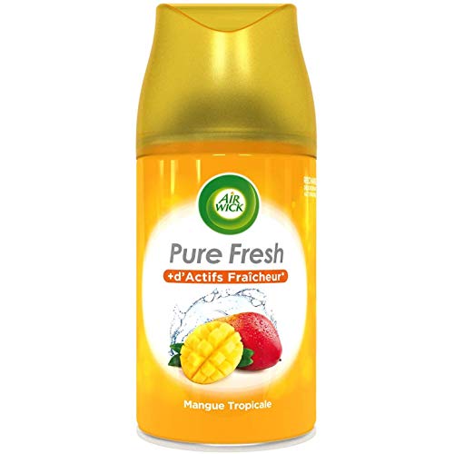 Air Wick - Deodorante Per Casa, Ricarica Per Diffusore Freshmatic Al Mango Tropicale, 250 Ml