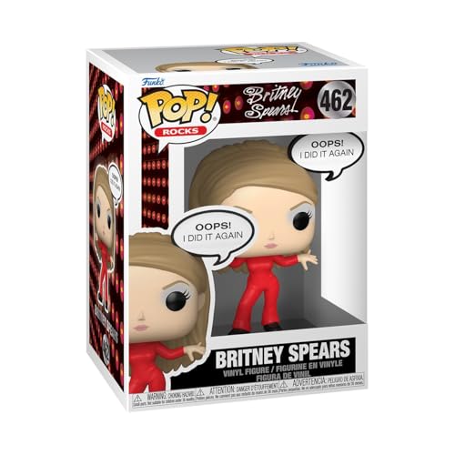 Funko Pop! Sayings: Britney Spears - Oops, I Did It Again - Figura In Vinile Da Collezione - Idea Regalo - Merchandising Ufficiale - Giocattoli Per Ba