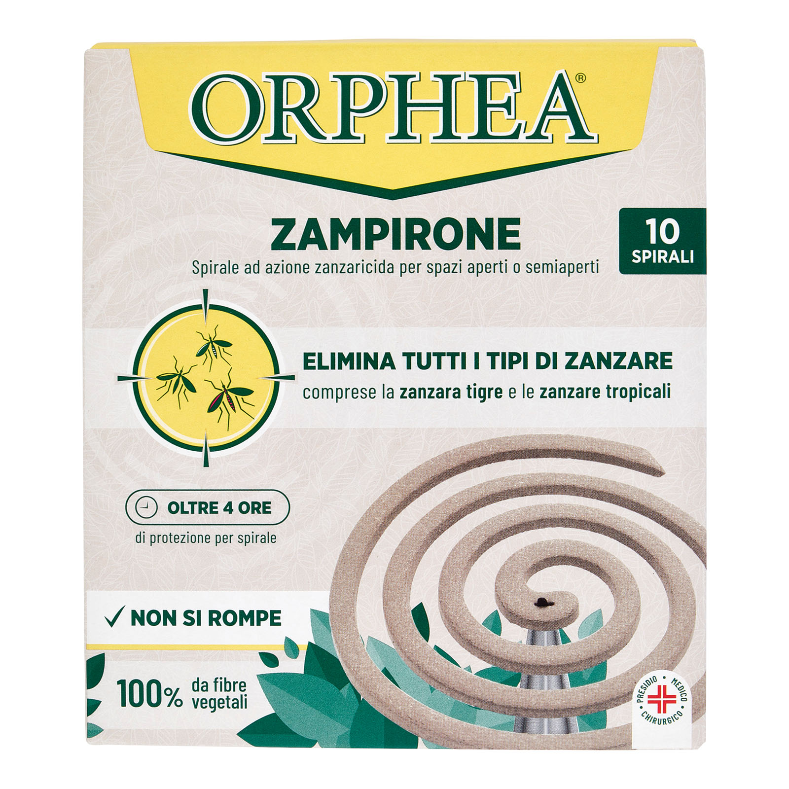 Zampirone Spirale Ad Azione Zanzaricida Per Spazi Aperti O Semiaperti 10 X 6,25 G