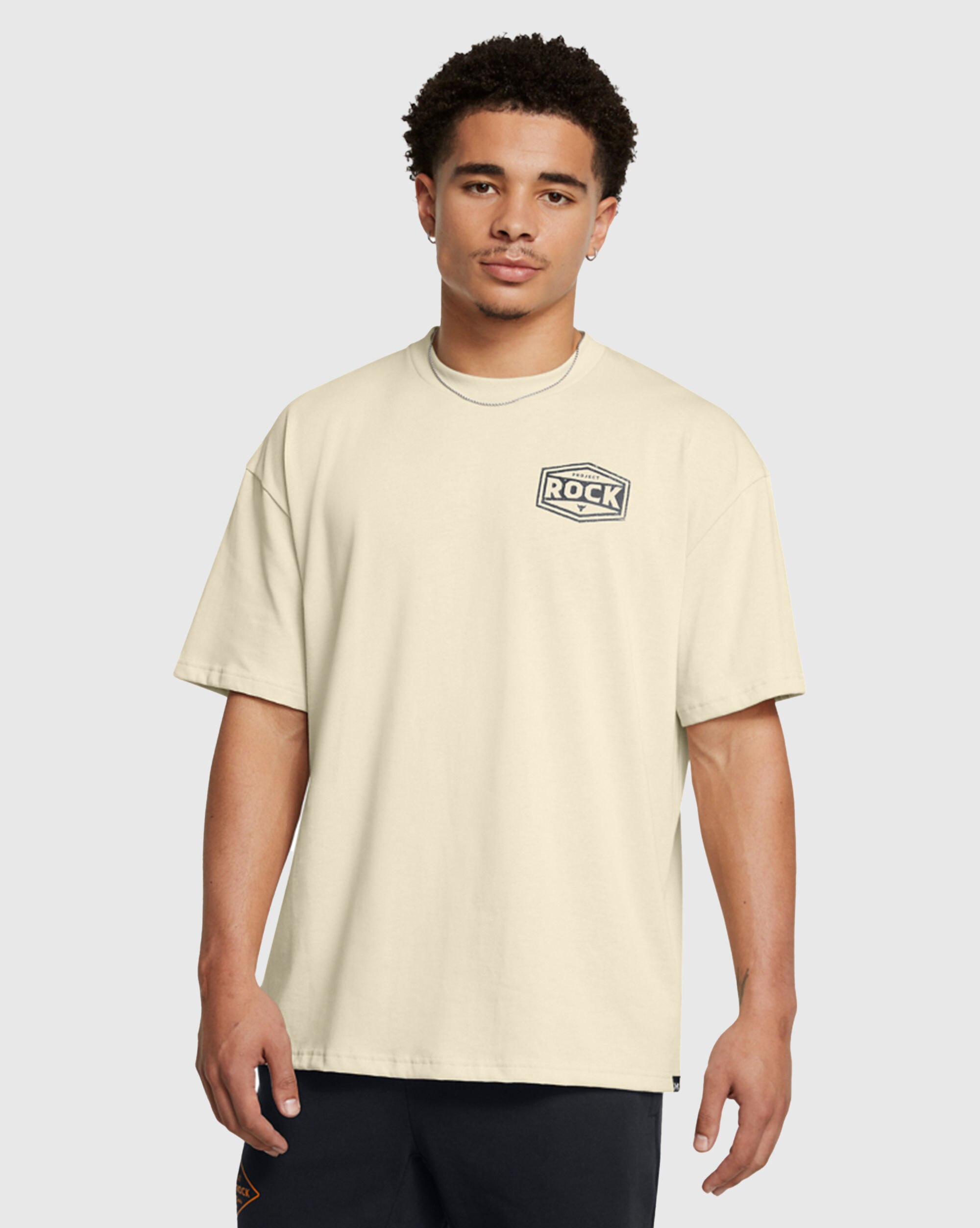 T-Shirt Project Rock Tools Silt Bianco Uomo