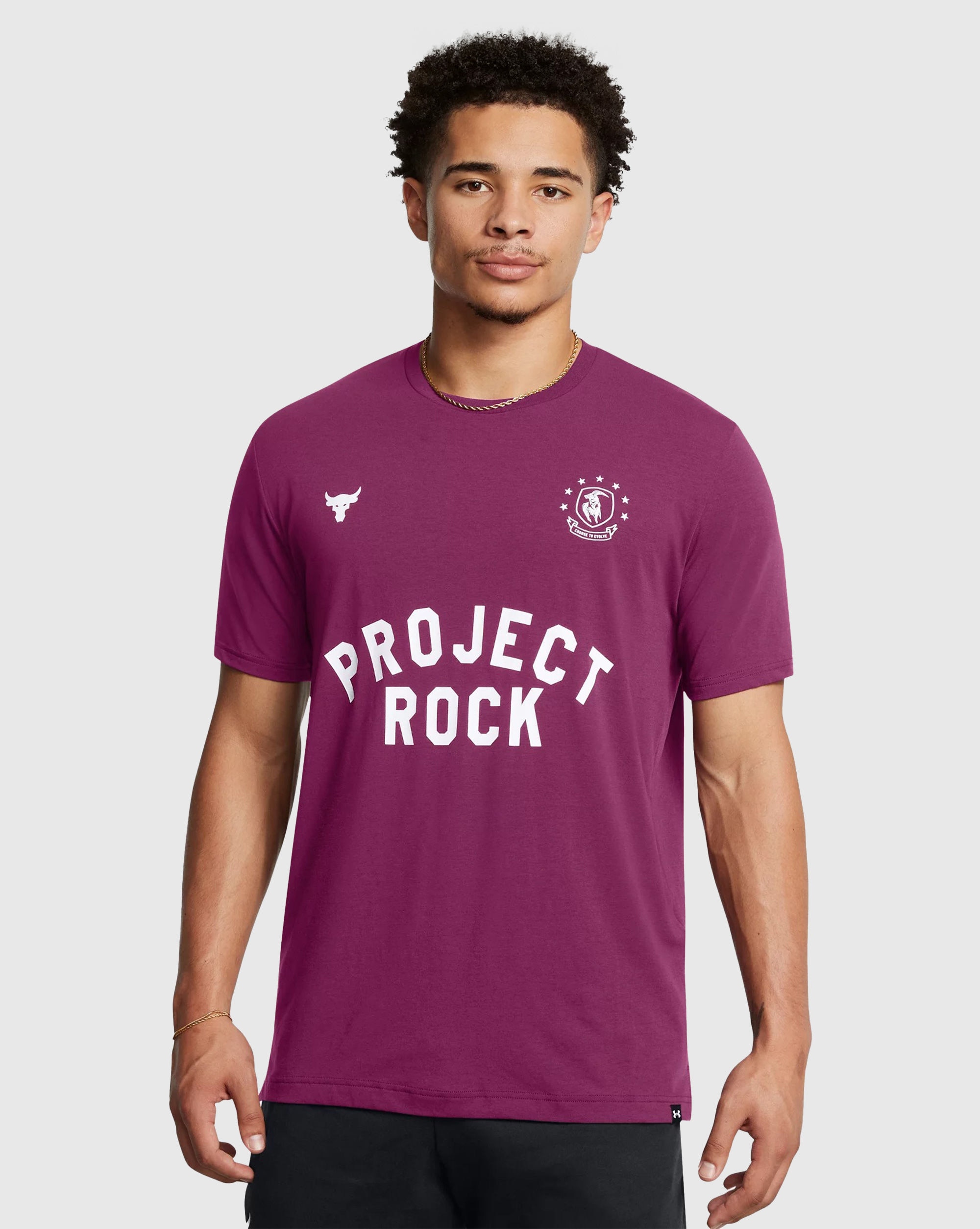 T-Shirt Project Rock Purple Gemini Viola Uomo