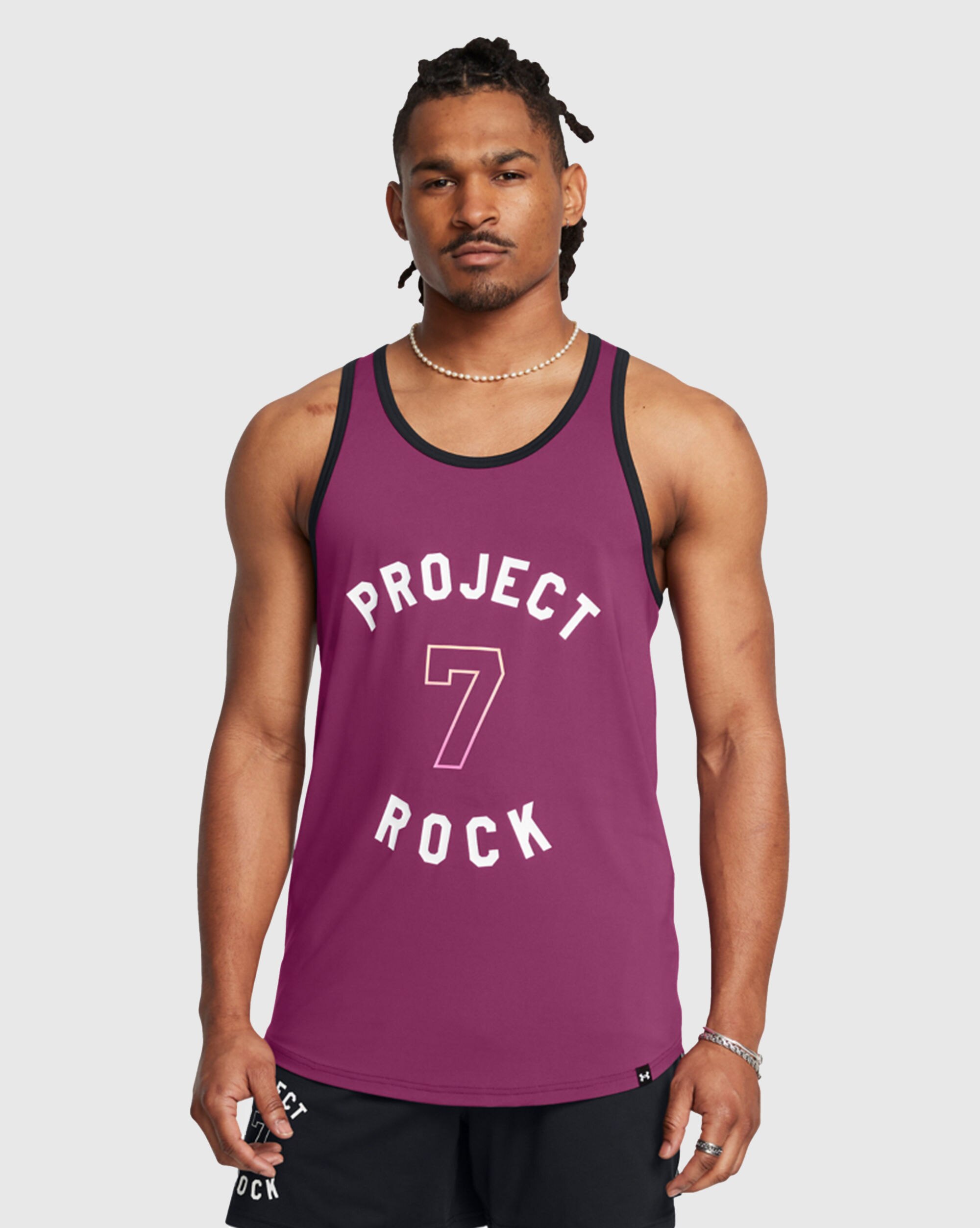 Canotta Project Rock Mesh Purple Gemini Viola Uomo