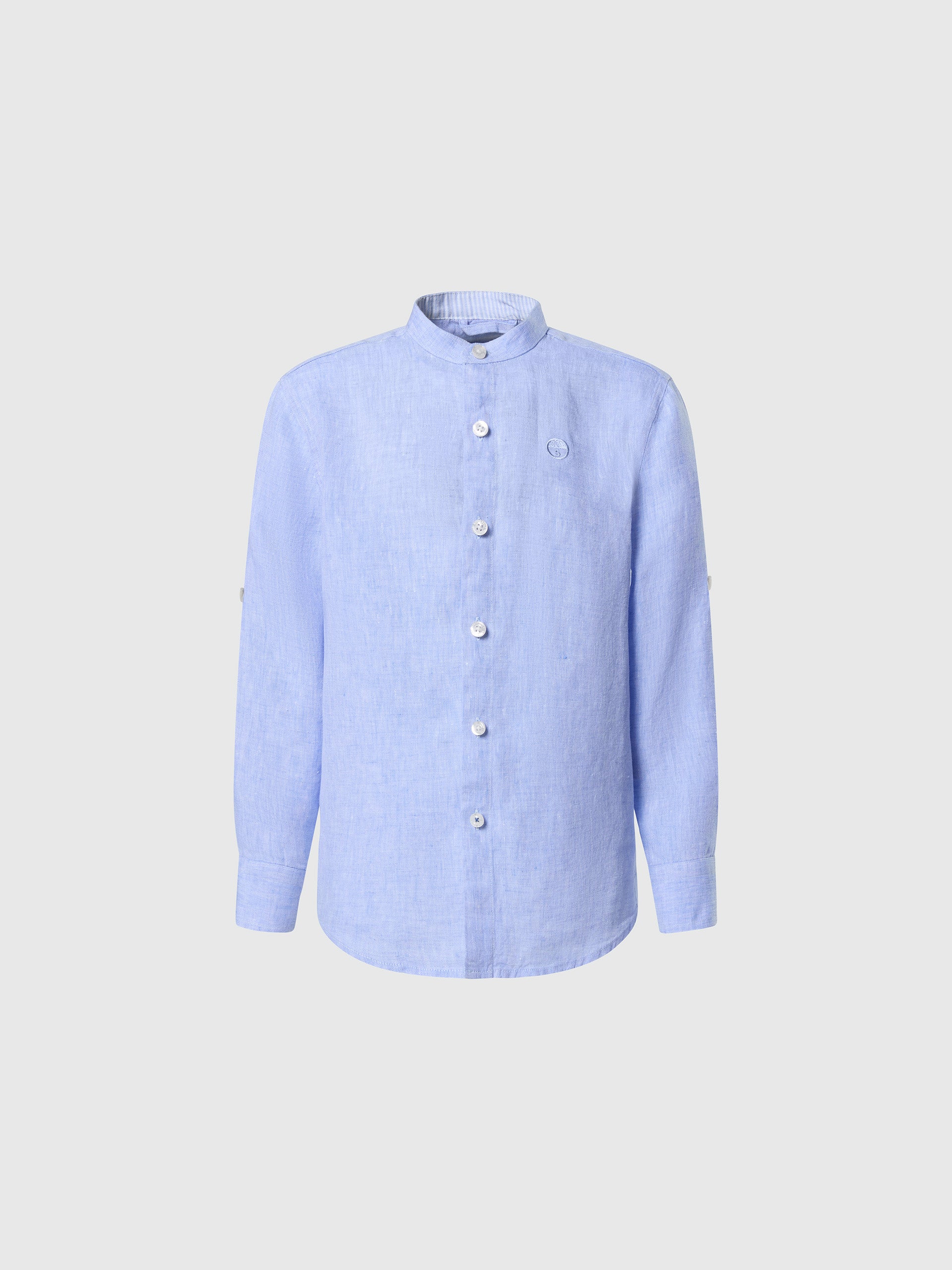 North Sails - Camicia alla coreana in lino