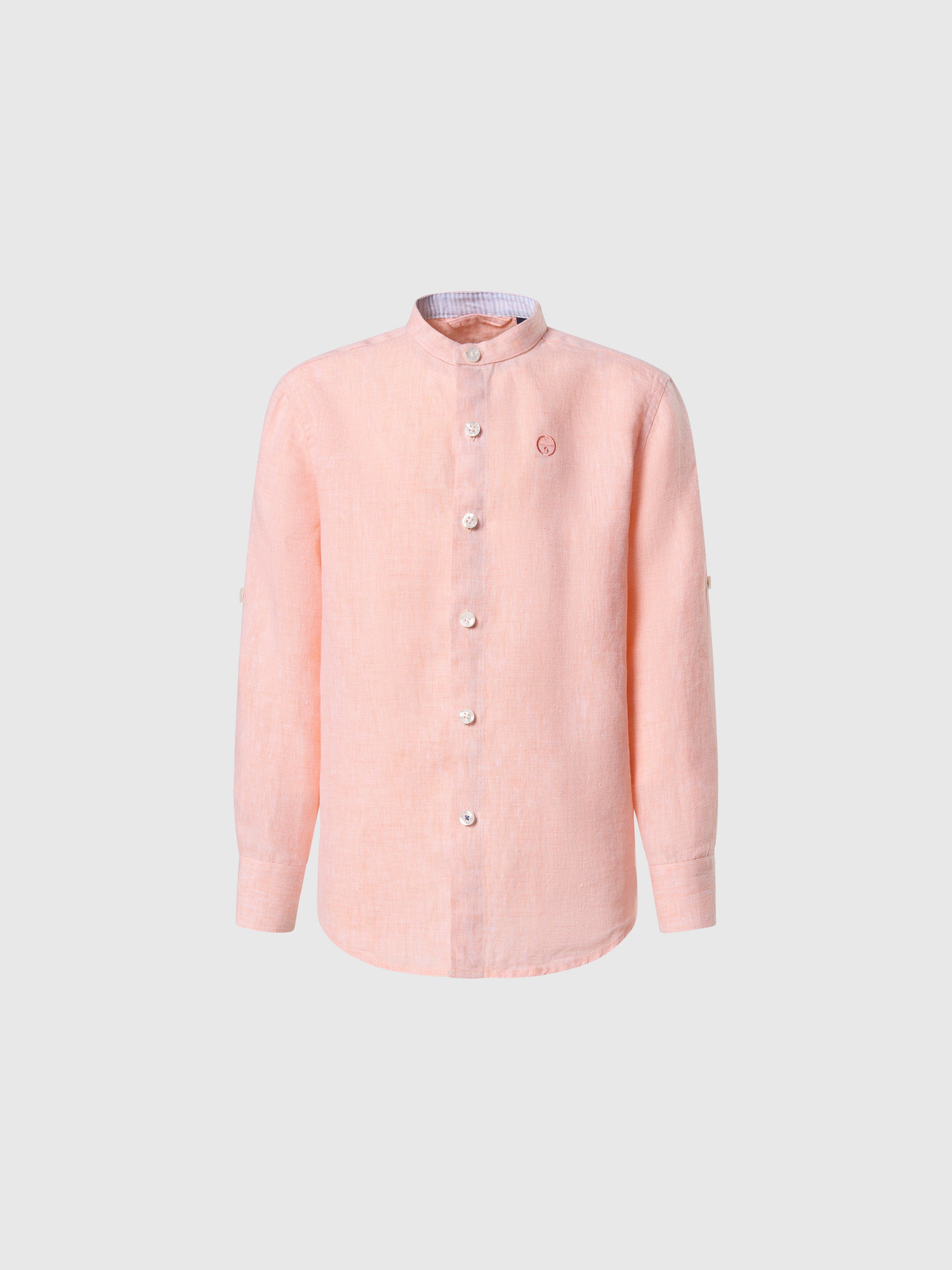 North Sails - Camicia alla coreana in lino