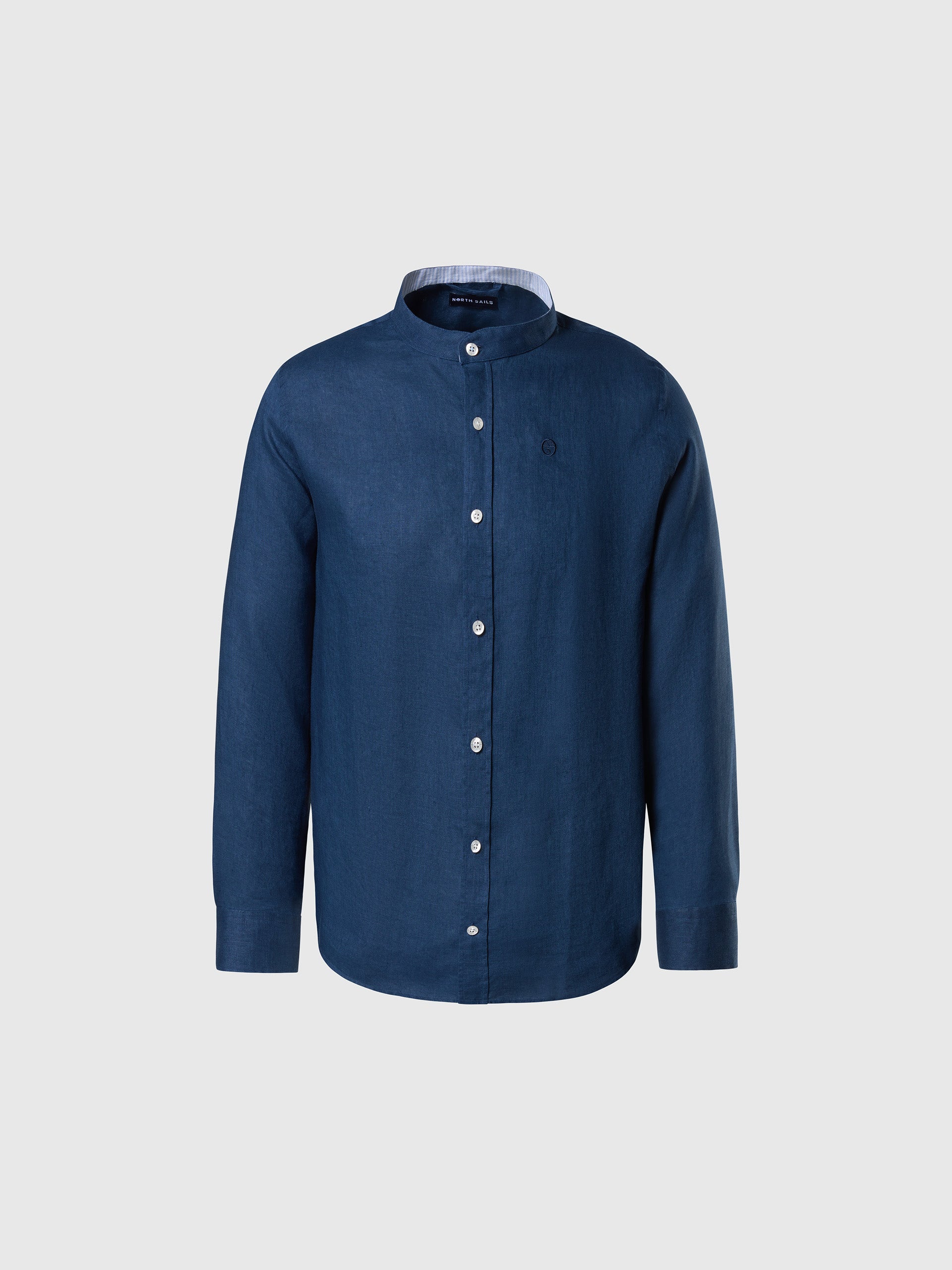 North Sails - Camicia alla coreana con logo