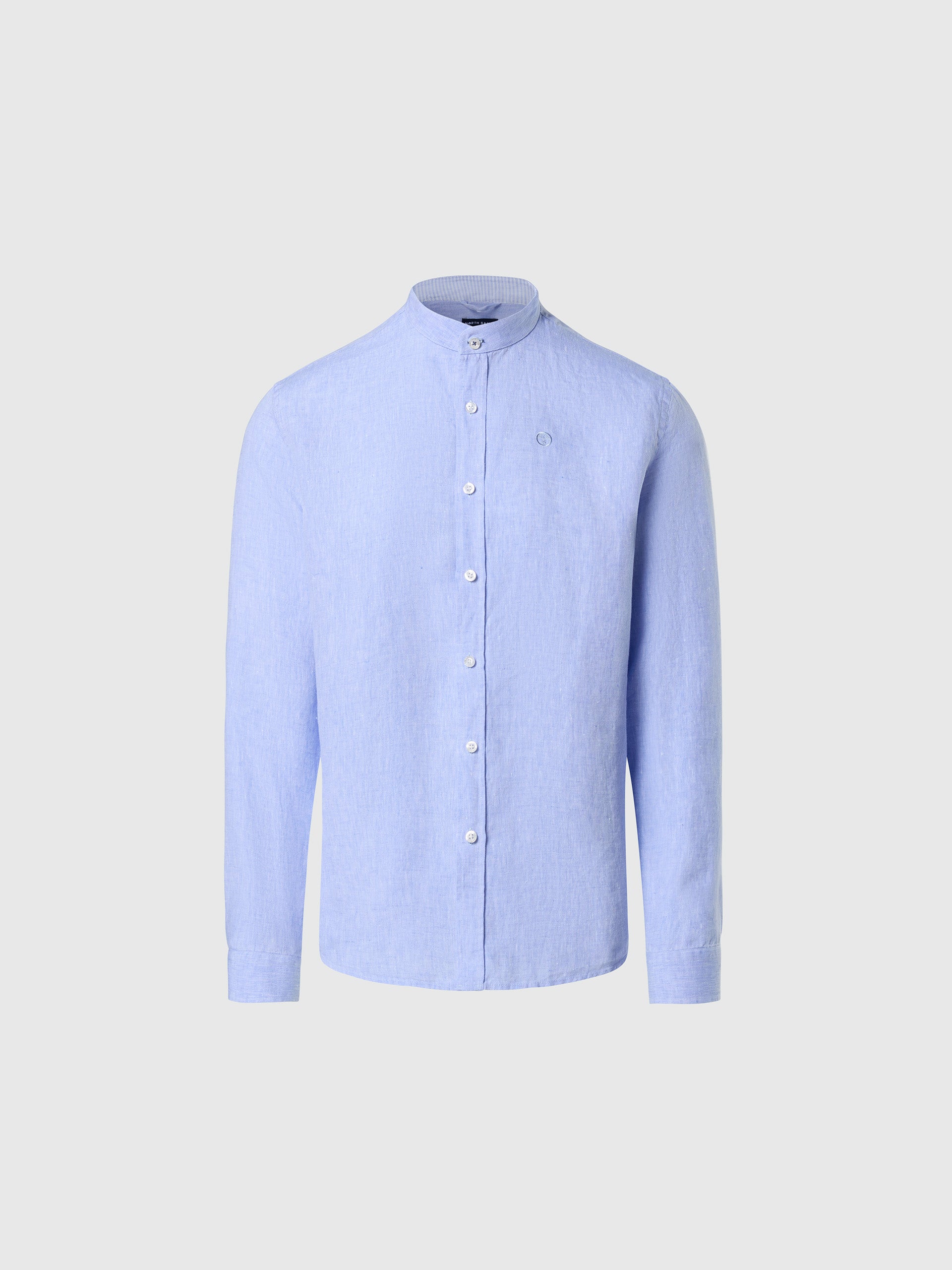 North Sails - Camicia alla coreana con logo