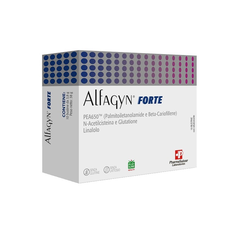 Pharmasuisse Laboratories - Pharmasuisse Laboratories Alfagyn Forte 10 Bustine
