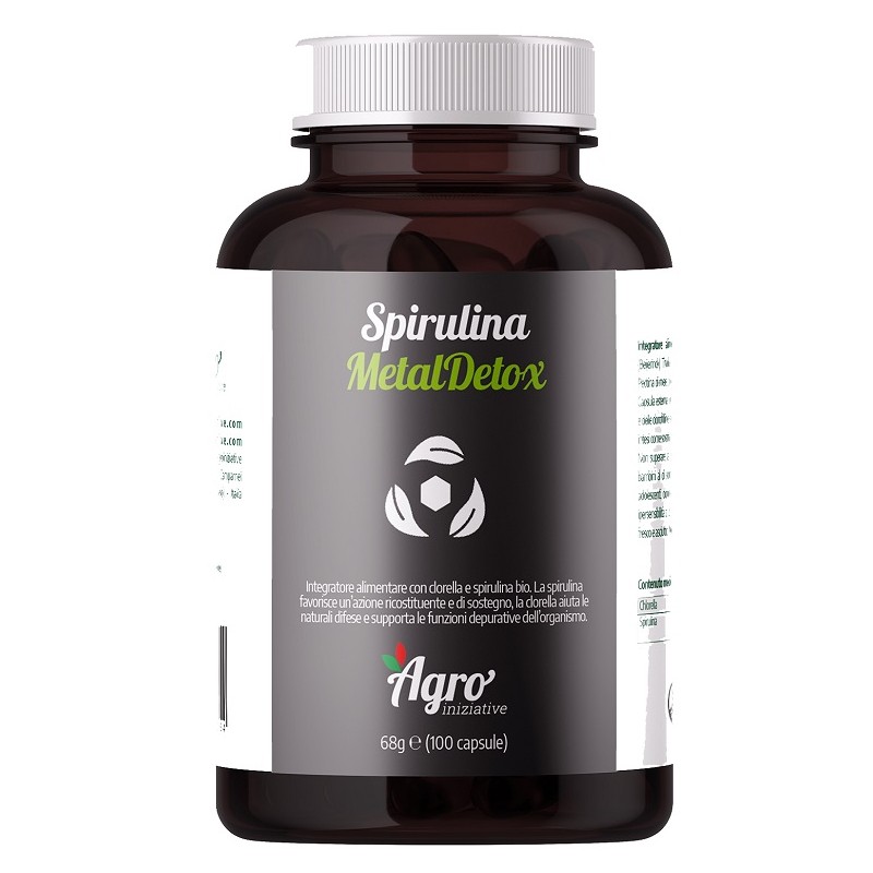 Agroiniziative  Soc. Agr. - Agroiniziative Soc. Agr. Spirulina Metaldetox 100 Capsule