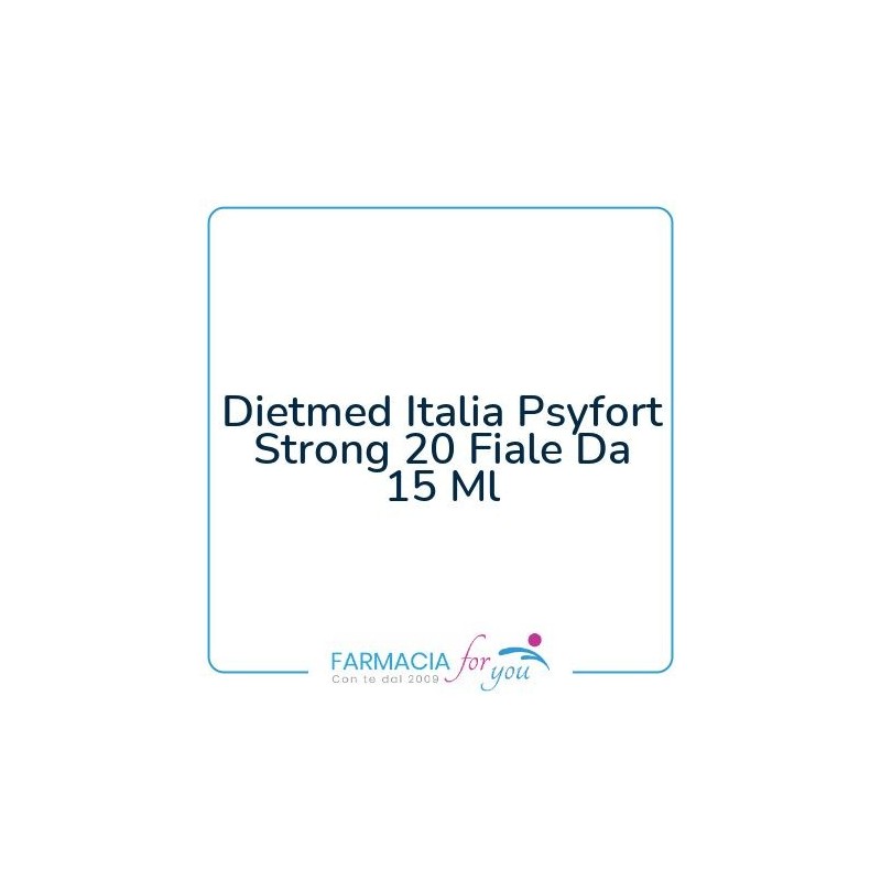 Dietmed Italia - Dietmed Italia Psyfort Strong 20 Fiale Da 15 Ml