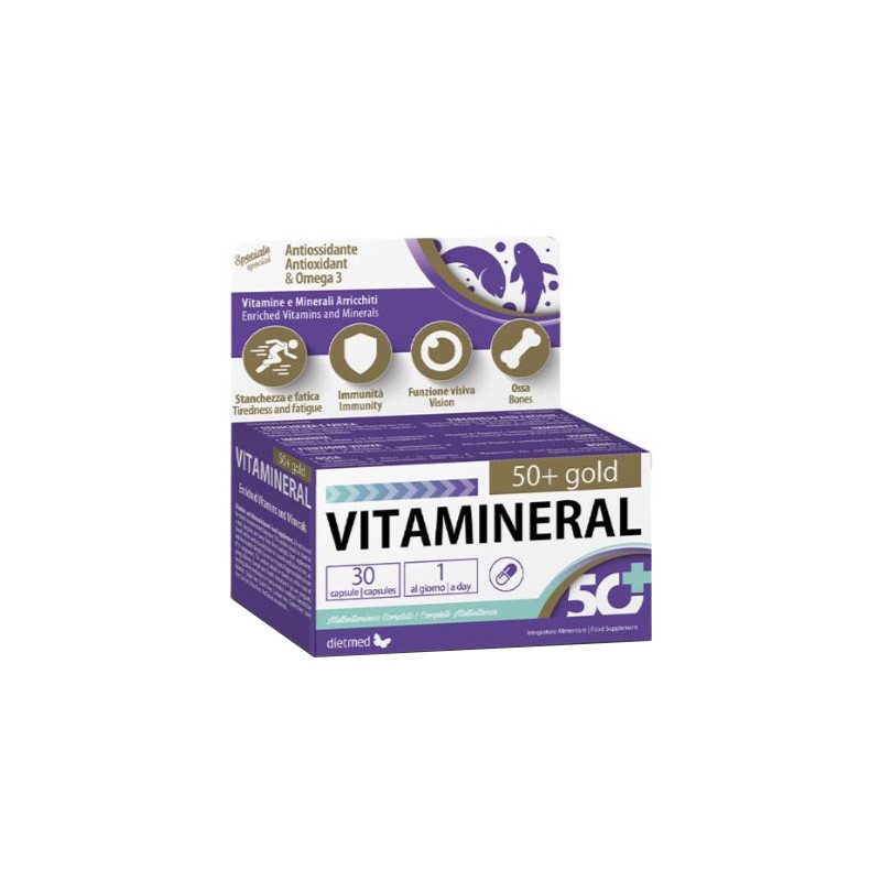 Dietmed Italia - Dietmed Italia Vitamineral 50+ Gold 30 Capsule