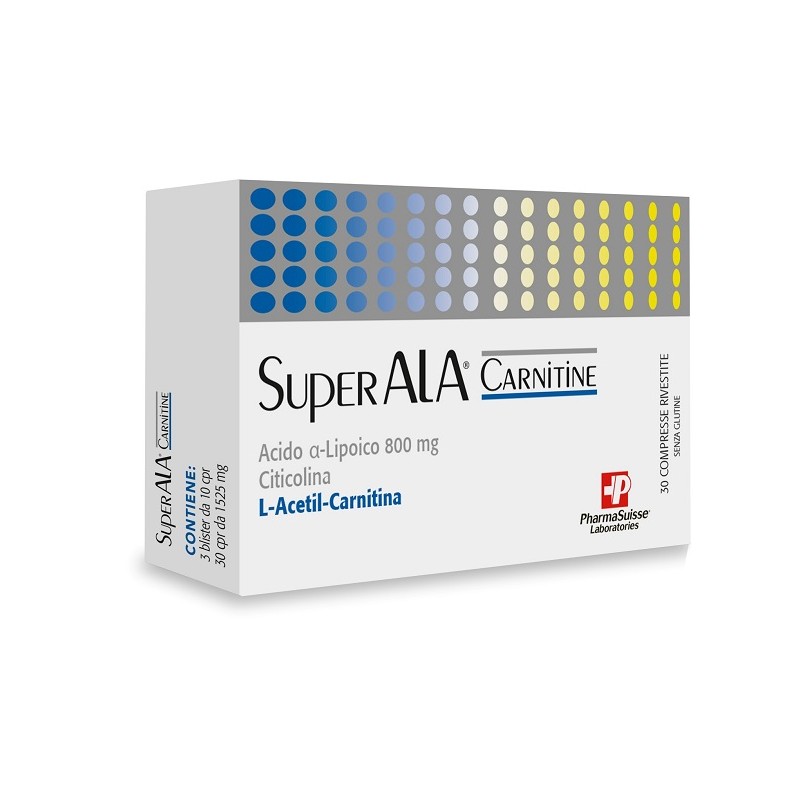 Pharmasuisse Laboratories - Pharmasuisse Laboratories Superala Carnitine 30 Compresse